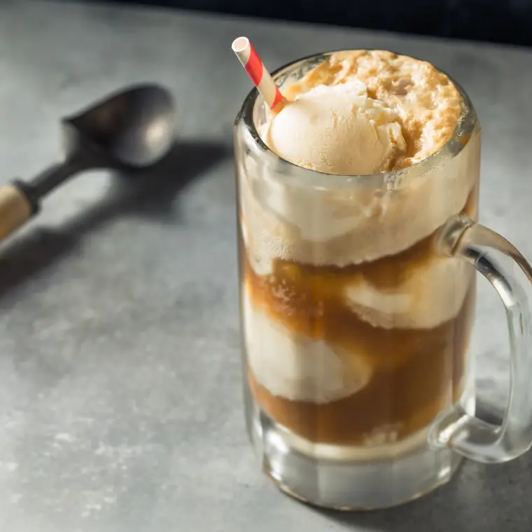 House made floats at Dairy Hill Ice Cream.