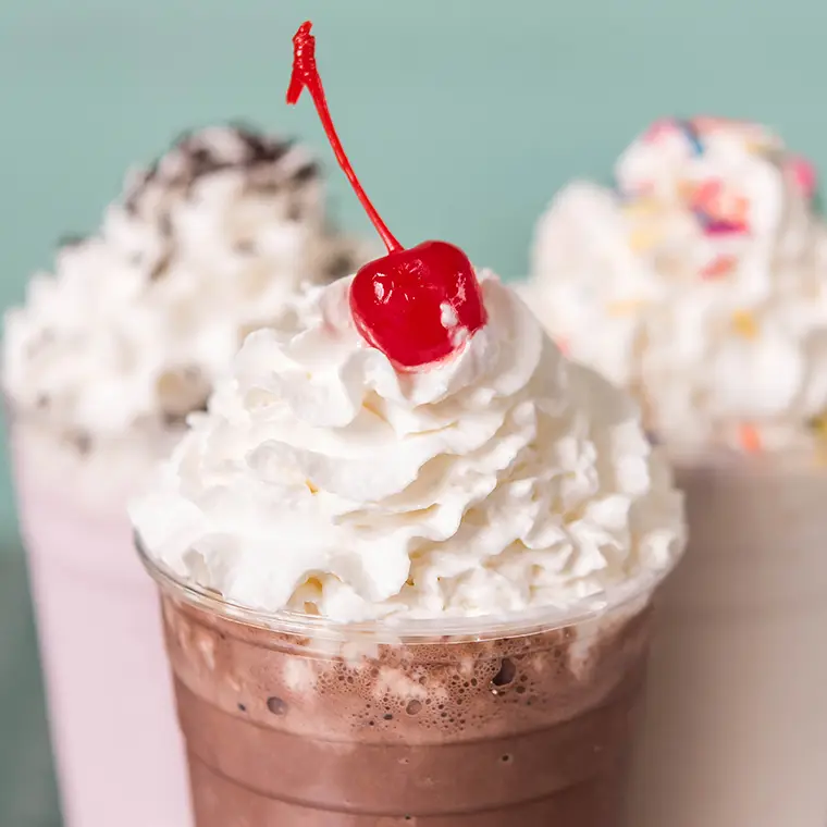 House made shakes at Dairy Hill Ice Cream.